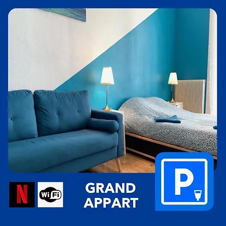 020 Chic & Cosy Grand 57m2 Hypercentre Wifi Smart Tv Netflix Apartment Saint-Etienne (Loire)