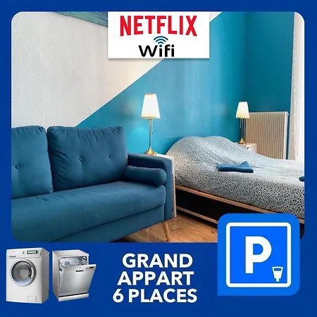 020 Chic & Cosy Grand 57m2 Hypercentre Wifi Smart Tv Netflix *